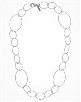 Necklace Desmos Woman in Silver ARABESQUE LONG G 91